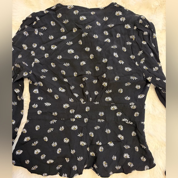 Wilfred Black and White Floral Blouse - Picture 4 of 7